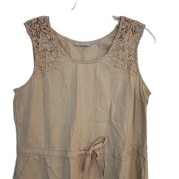 EUC Avon Linen Dress, L - Picture 2 of 9
